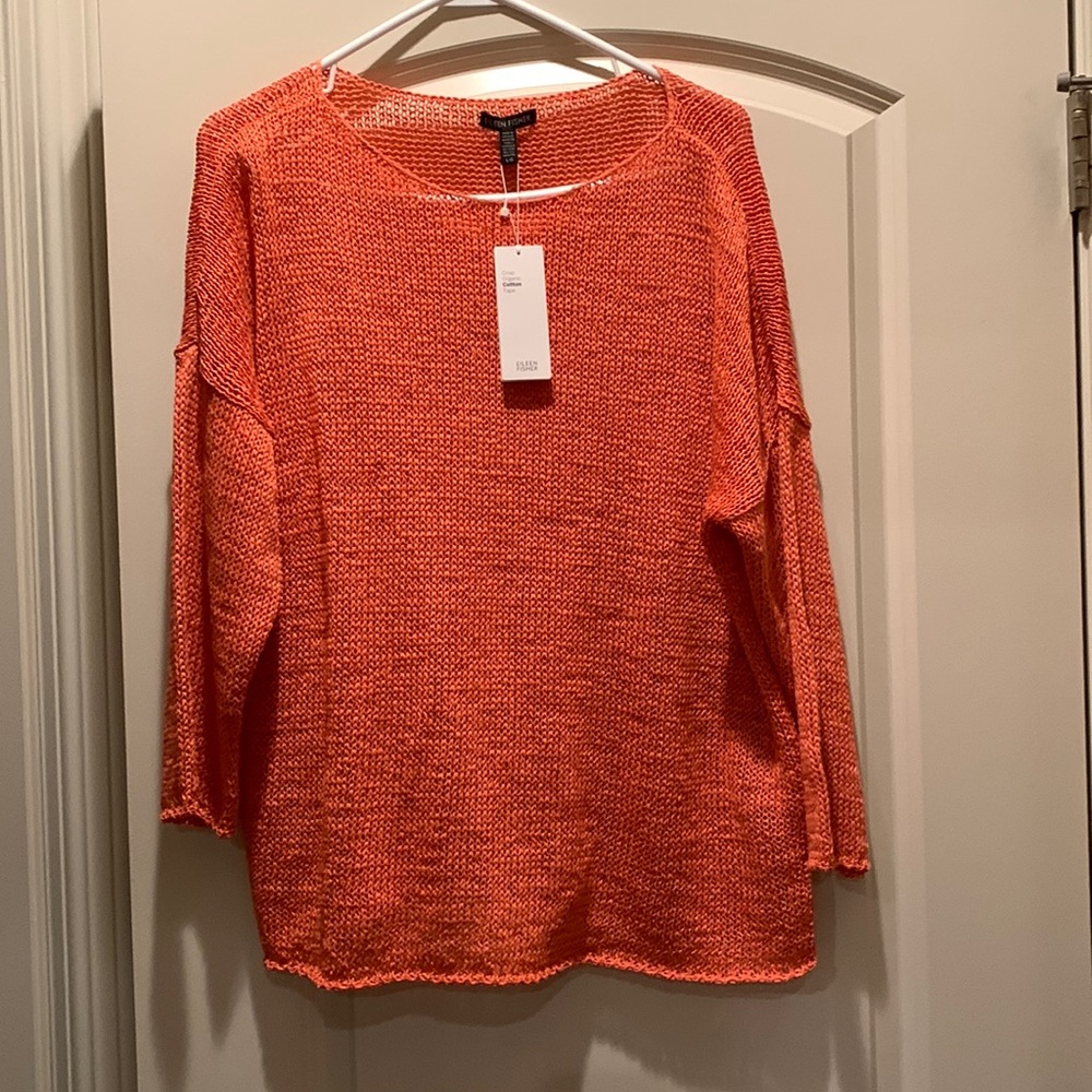 Eileen Fisher Guava Knit Top